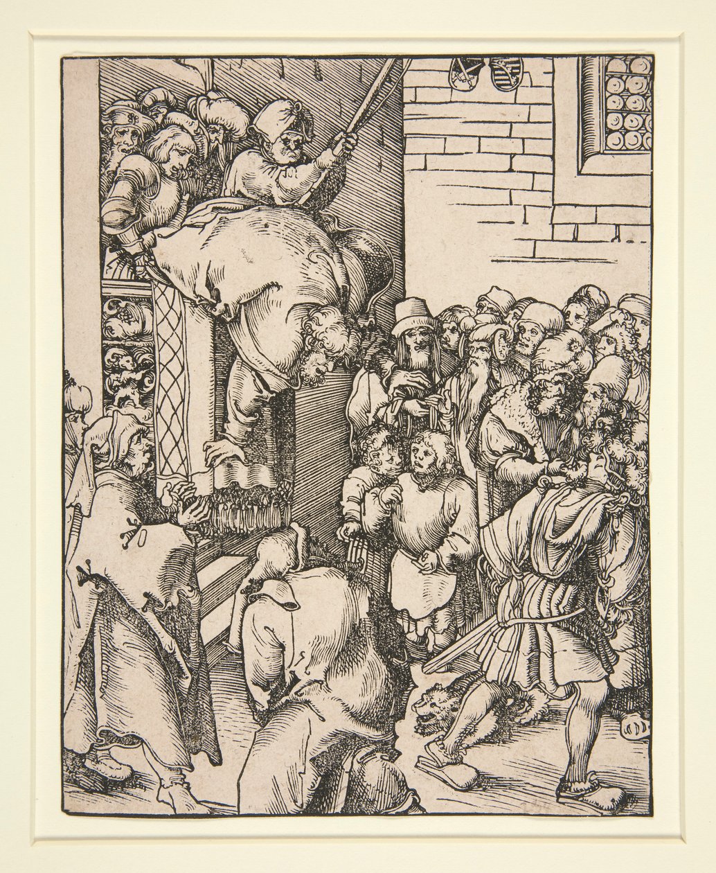 Umučení svatého Jakuba Minorého od Lucas Cranach the Elder