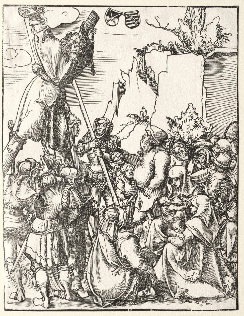 Umučení svatého Ondřeje. od Lucas Cranach the Elder