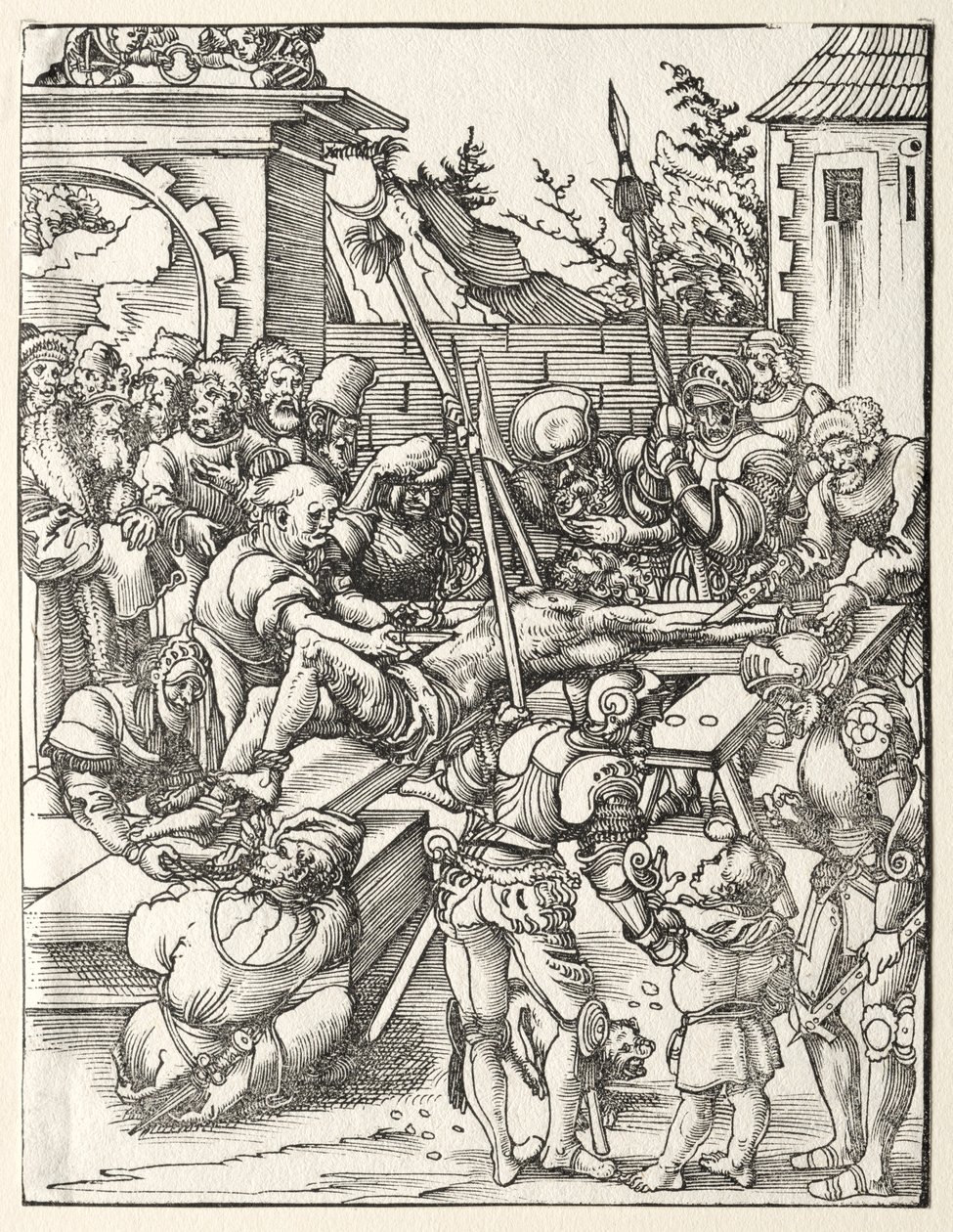 Umučení svatého Bartoloměje. od Lucas Cranach the Elder