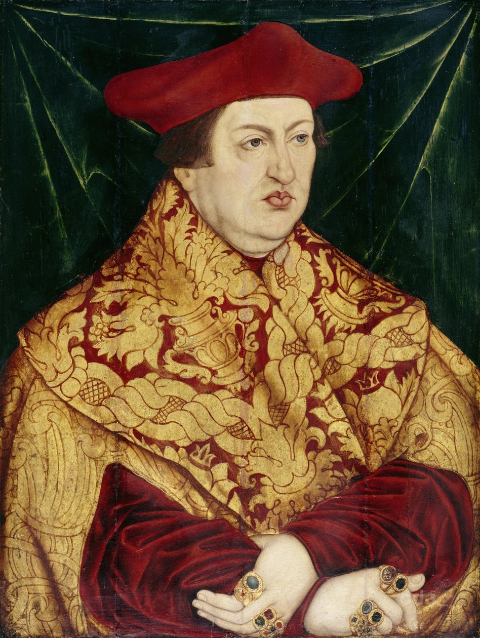 Portrét kardinála Albrechta Braniborského od Lucas Cranach the Elder