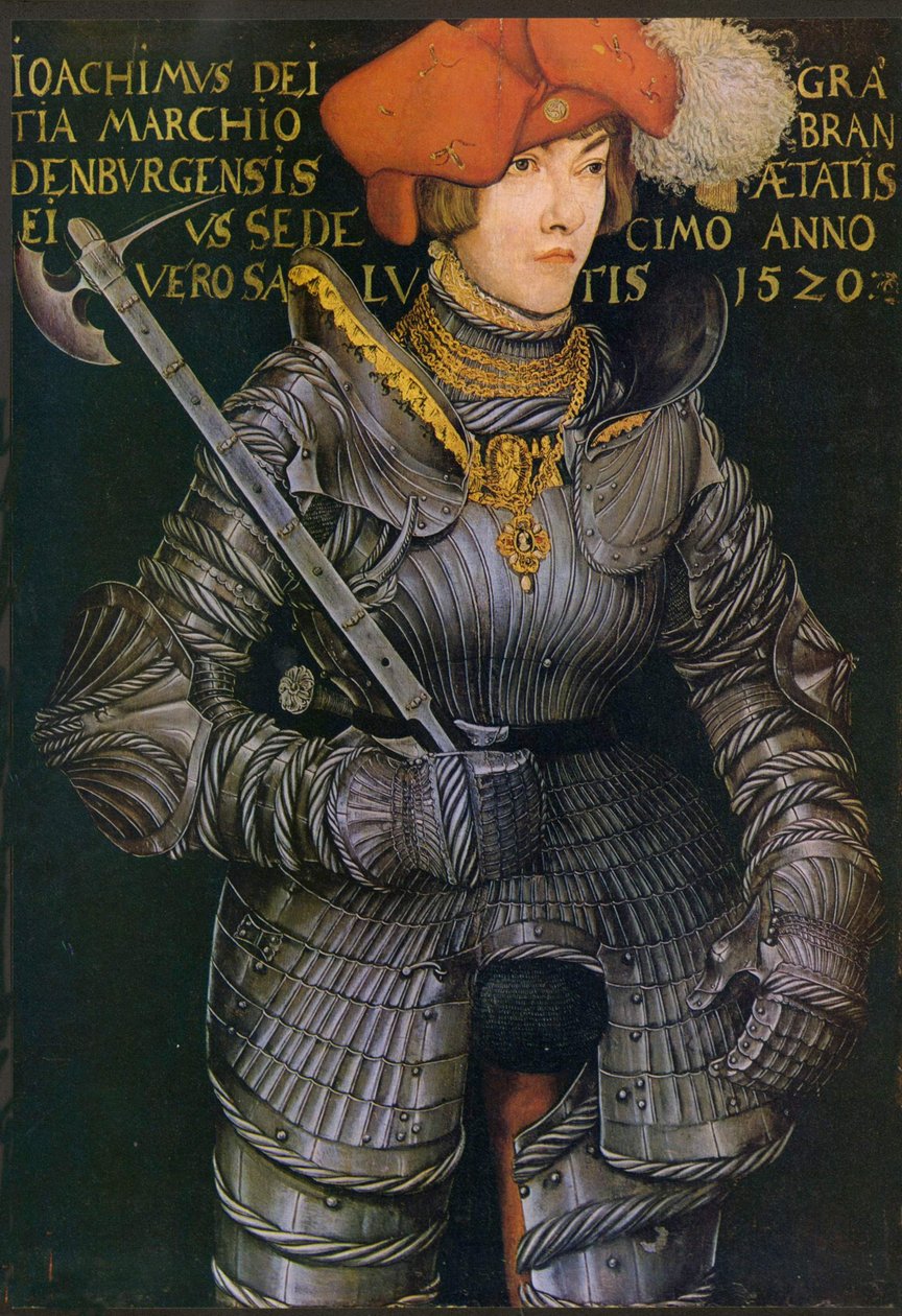 Portrét Joachima II. Braniborského jako kurfiřta od Lucas Cranach the Elder