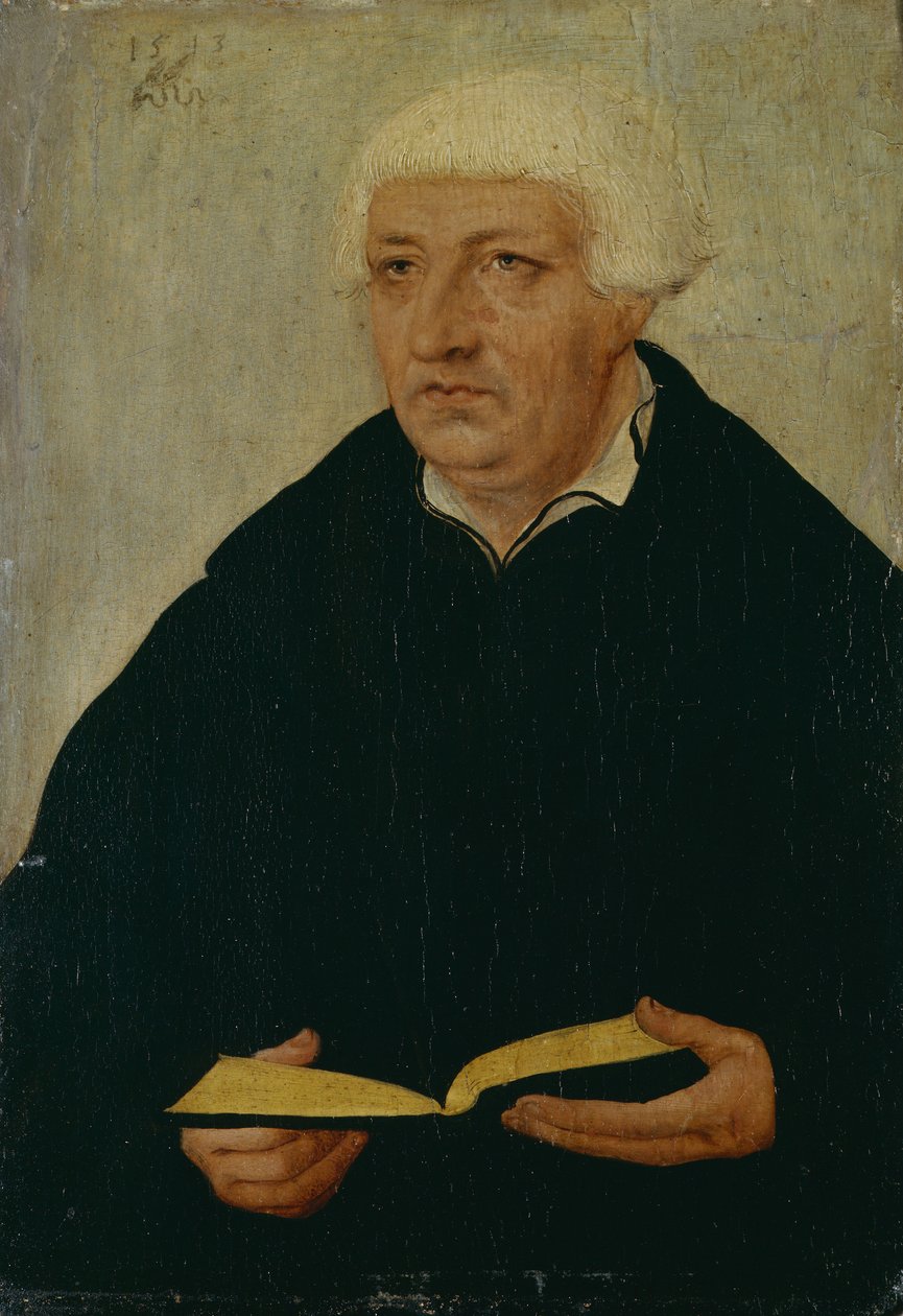 Portrét Johannese Bugenhagena 1485-1558 od Lucas Cranach the Elder