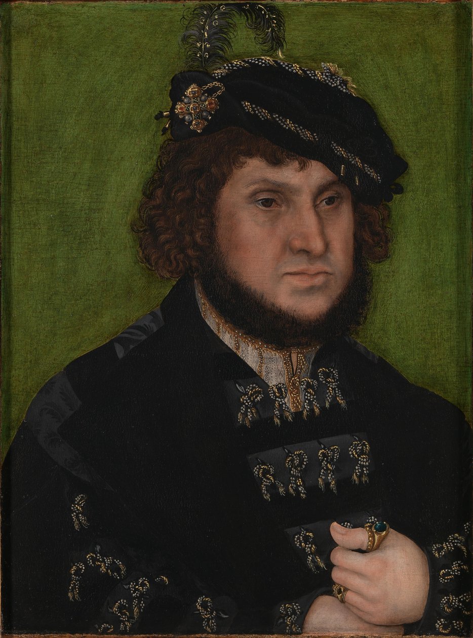 Portrét Jana, kurfiřta saského od Lucas Cranach the Elder