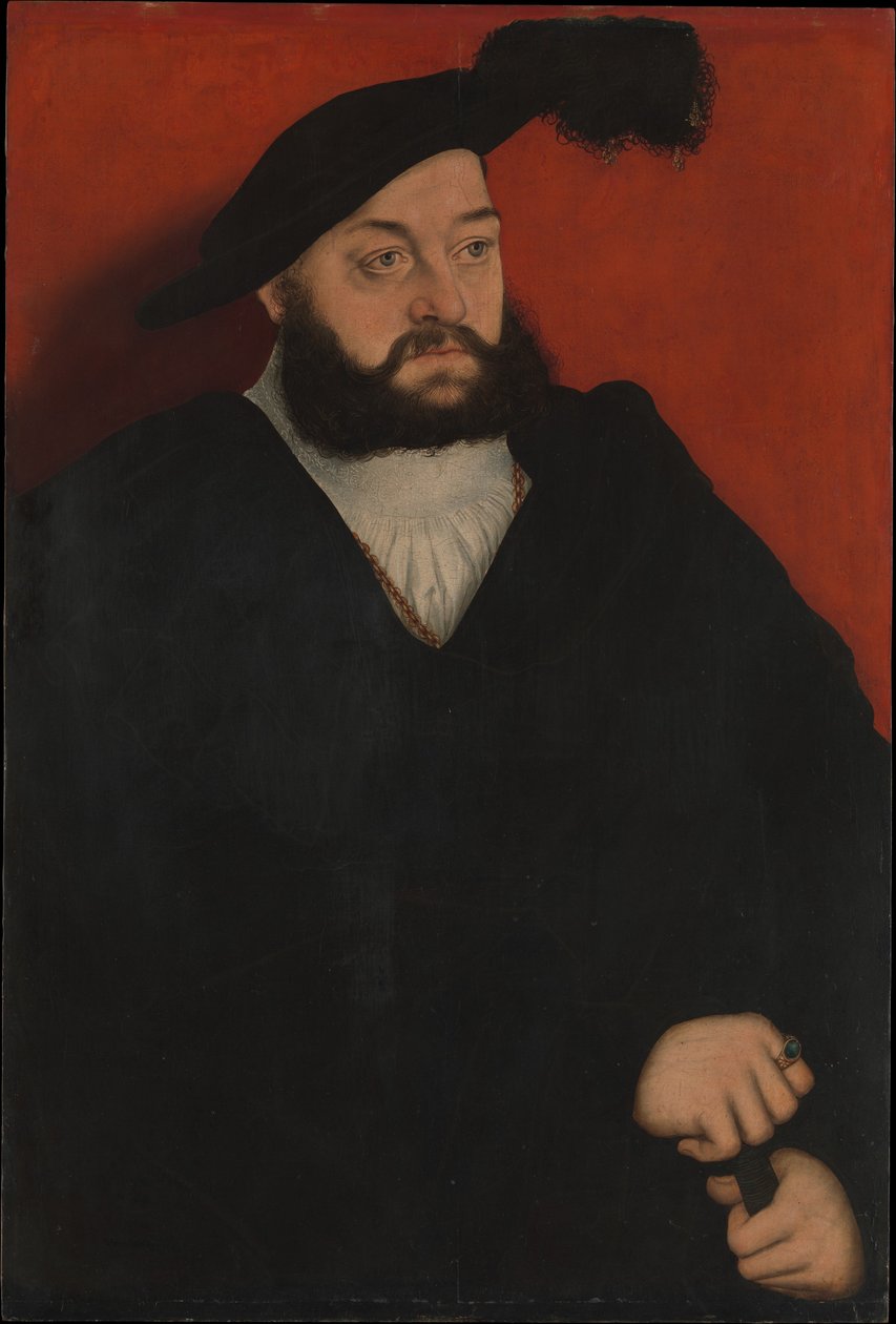 Portrét Jana, dědičného prince Saska od Lucas Cranach the Elder