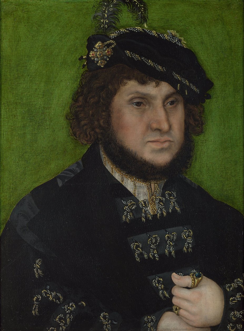 Portrét Jana Saského 1468-1532, 1509 od Lucas Cranach the Elder