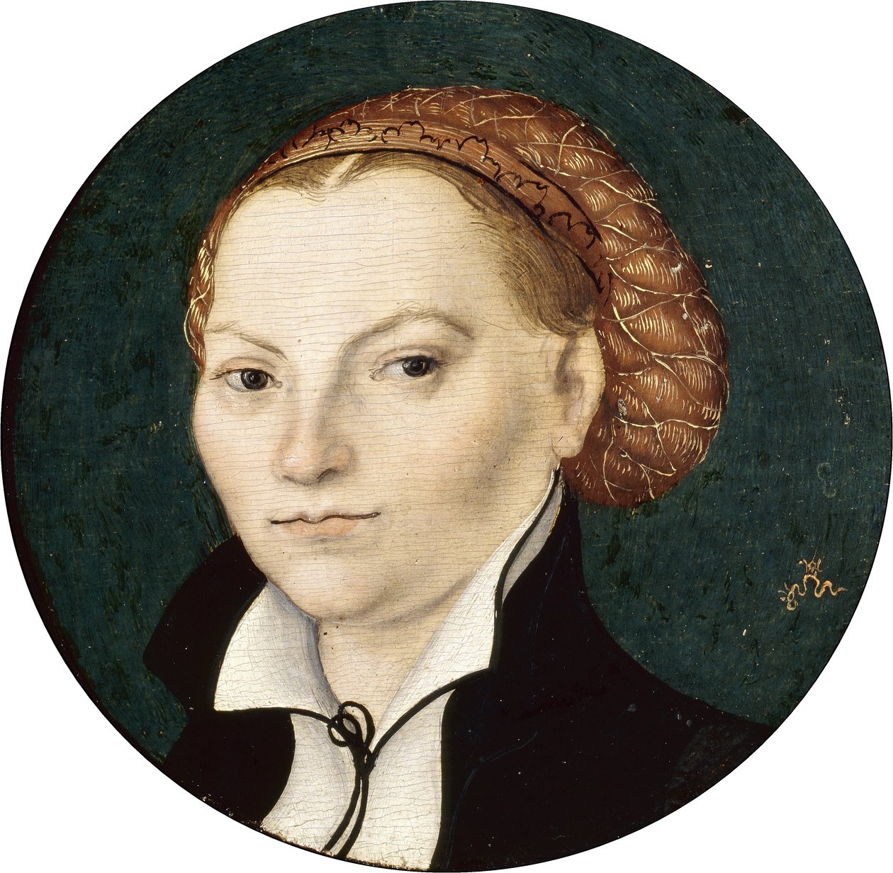 Portrét Kathariny von Bora od Lucas Cranach the Elder