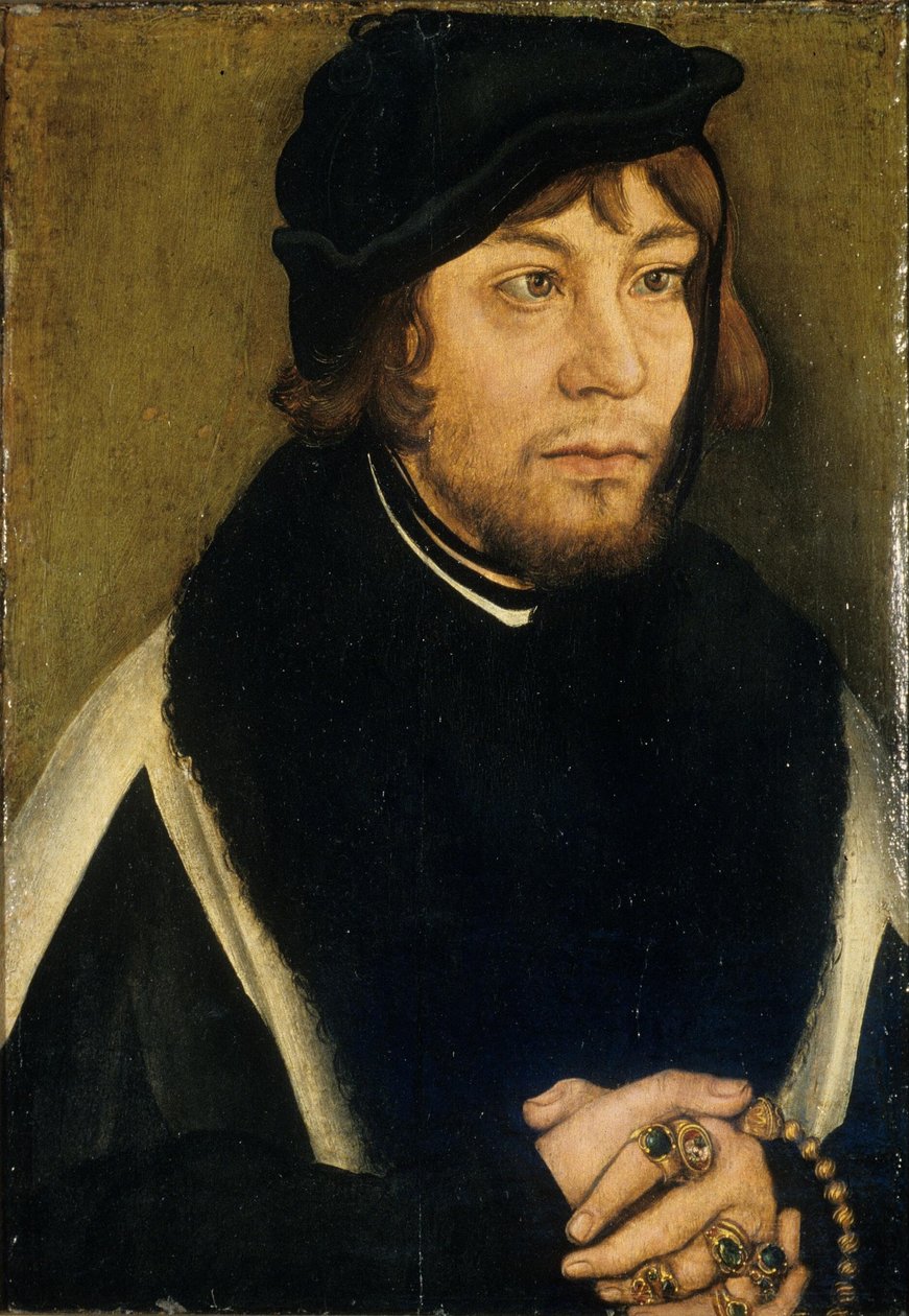 Portrét markraběte Albrechta Braniborsko-Ansbašského od Lucas Cranach the Elder
