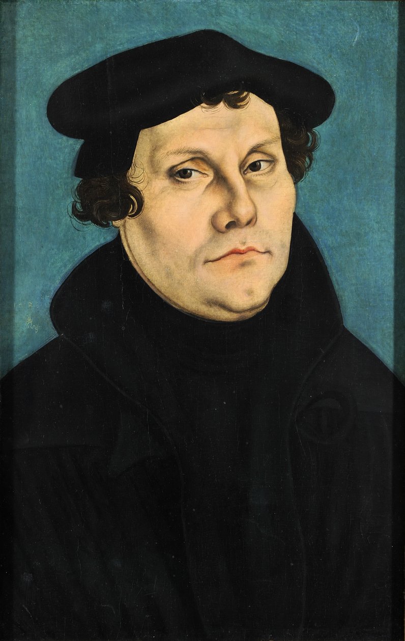Portrét Martina Luthera od Lucas Cranach the Elder