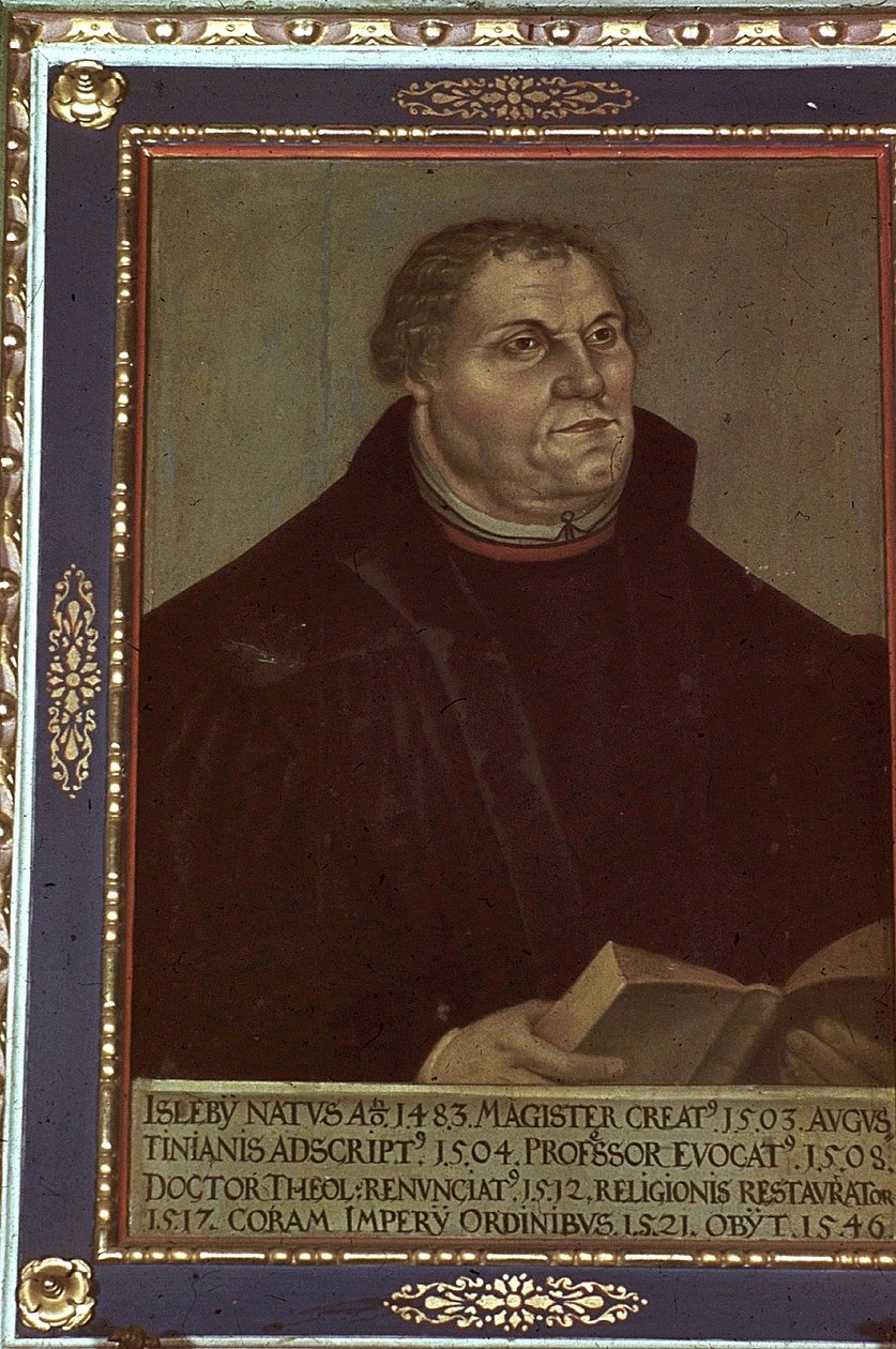 Portrét Martina Luthera od Lucas Cranach the Elder