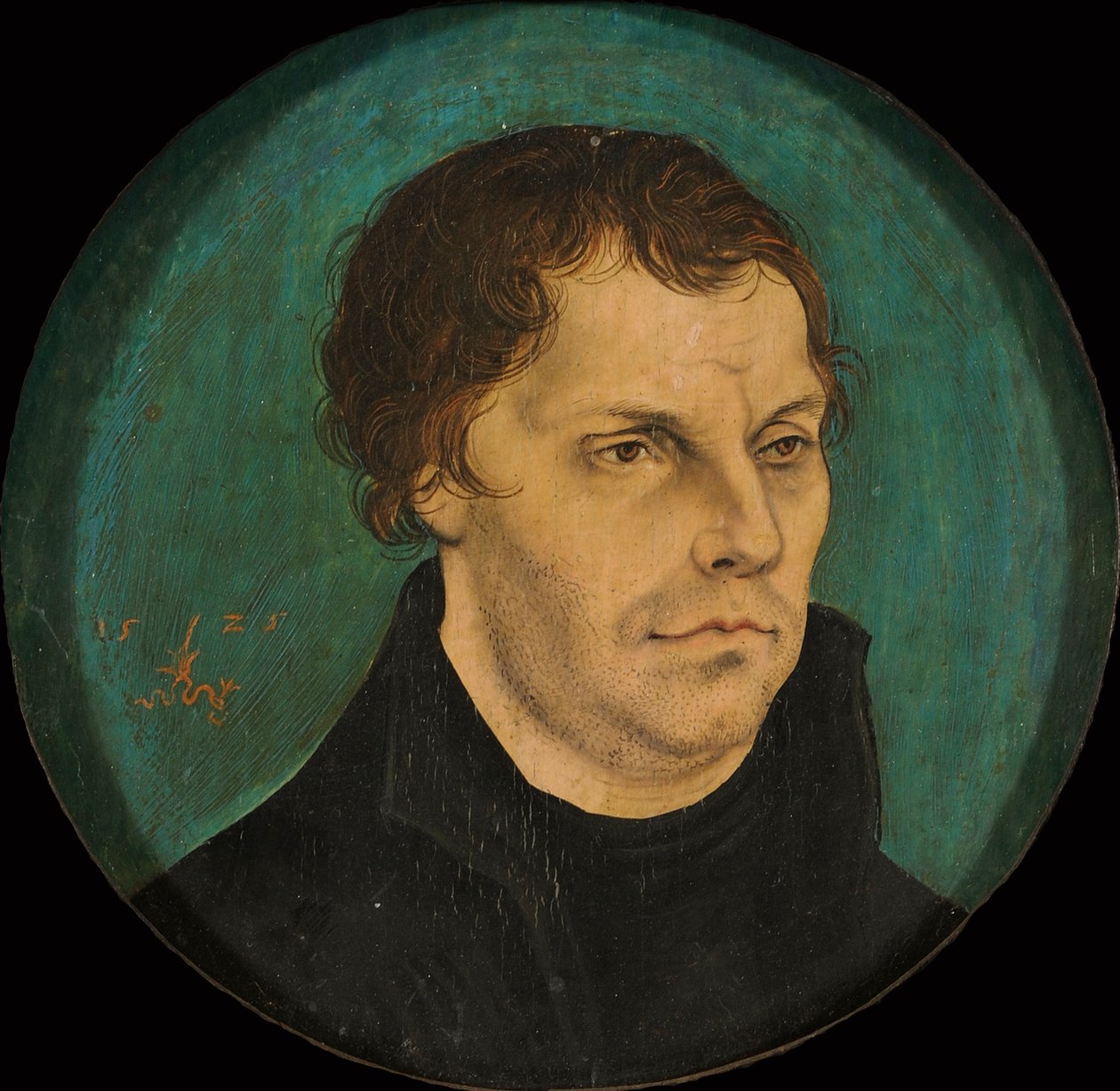 Portrét Martina Luthera 1483-1546, 1525. od Lucas Cranach the Elder