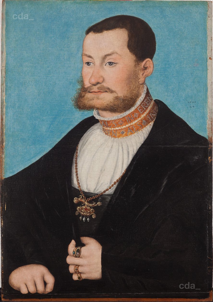 Portrét prince Joachima od Lucas Cranach the Elder