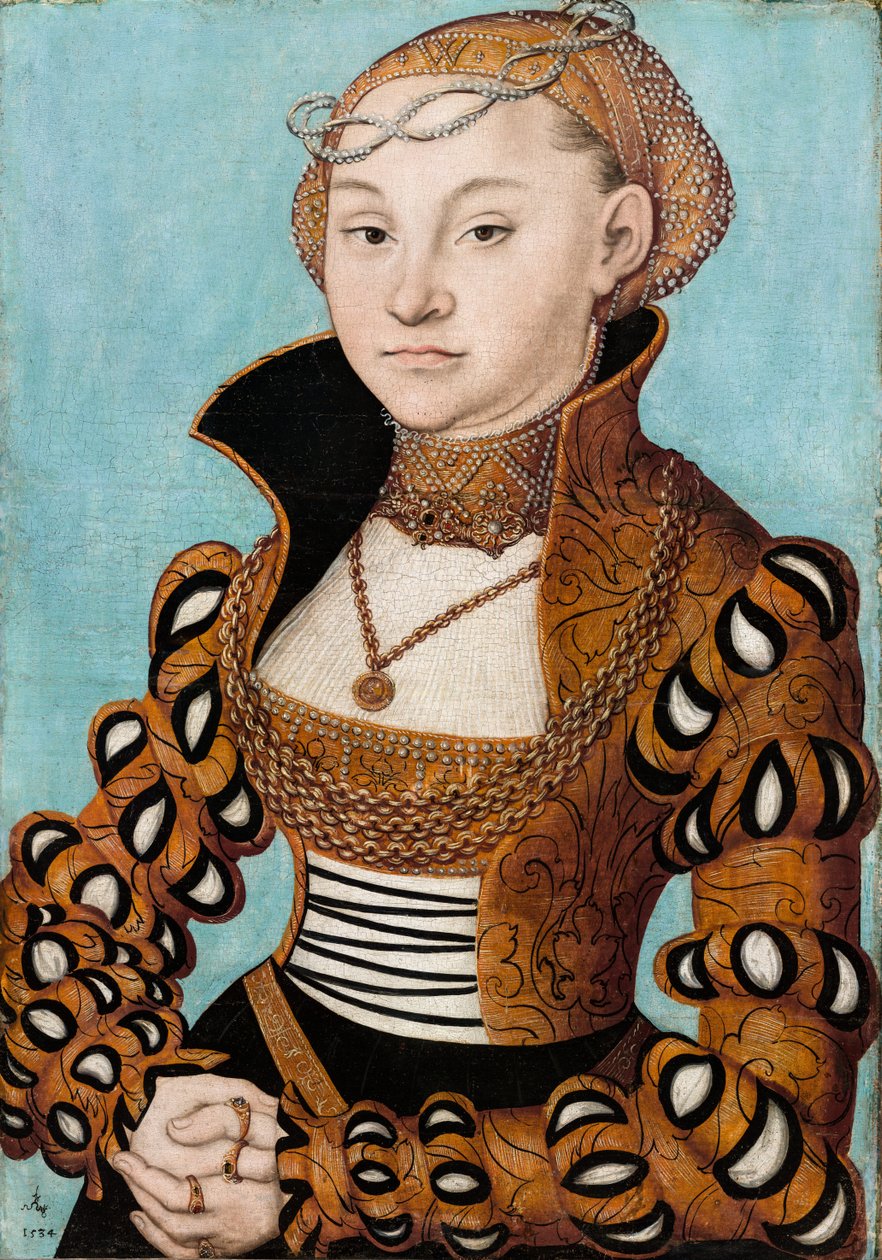 Portrét princezny Marie Saské od Lucas Cranach the Elder