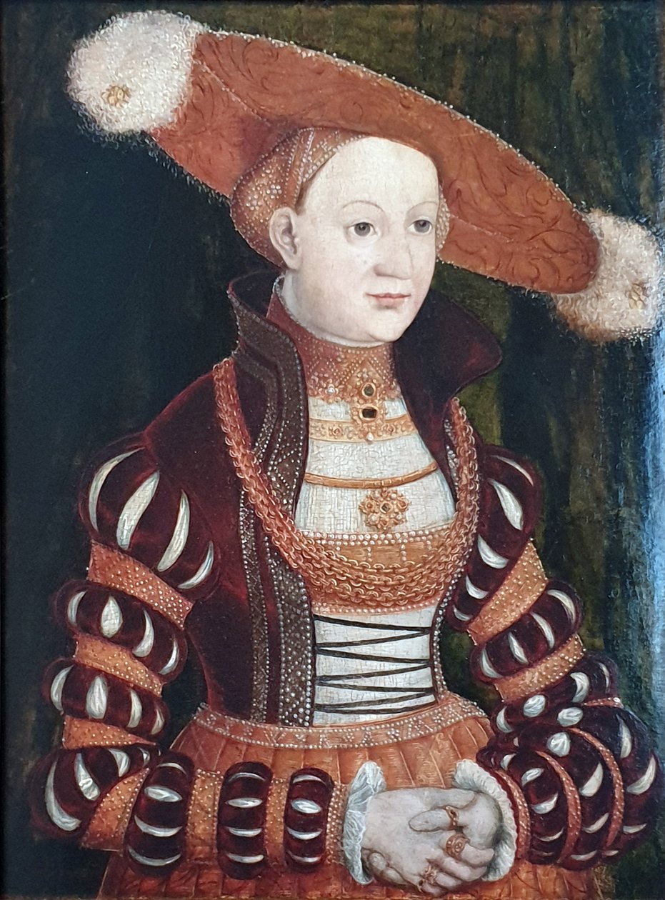Princezna Magdalena Braniborská od Lucas Cranach the Elder