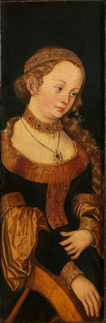 Svatá Kateřina, počátek 16. století.. od Lucas Cranach the Elder