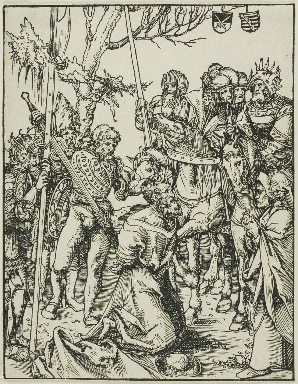 Svatý Jakub Větší, z knihy Umučení apoštolů od Lucas Cranach the Elder