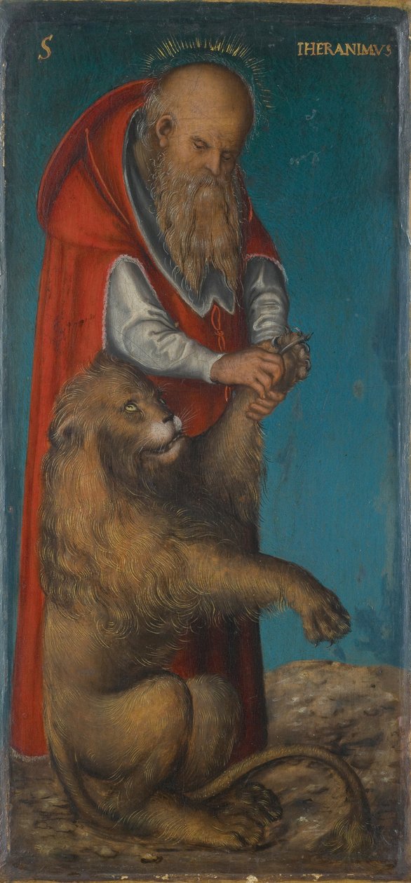 Svatý Jeroným, 1515 od Lucas Cranach the Elder