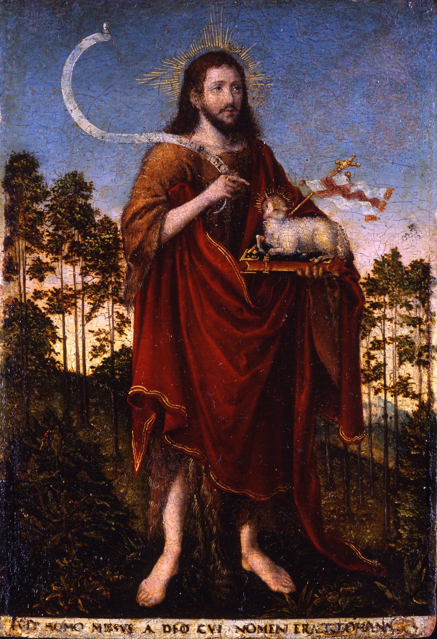Svatý Jan Křtitel, 1550-1552 od Lucas Cranach the Elder