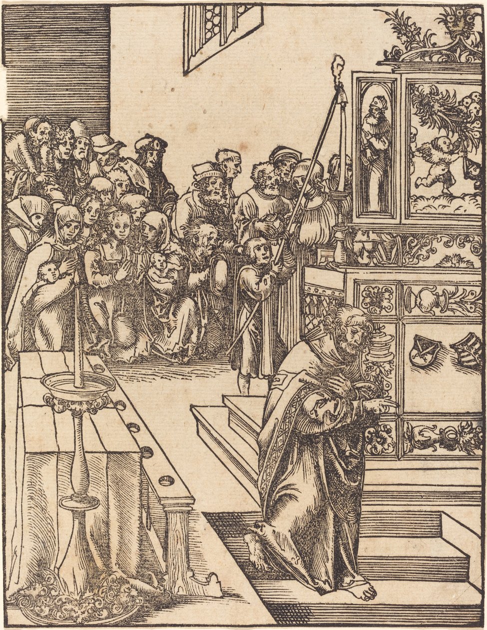 Svatý Jan Evangelista od Lucas Cranach the Elder