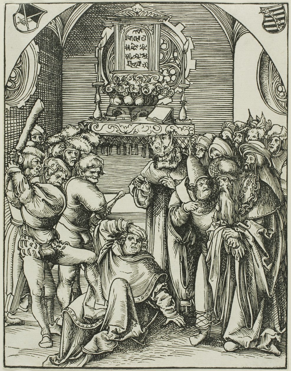 Svatý Juda z knihy Umučení apoštolů od Lucas Cranach the Elder