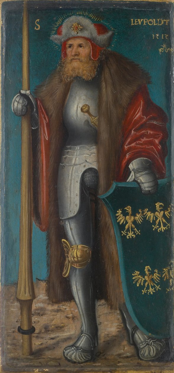 Svatý Leopold od Lucas Cranach the Elder
