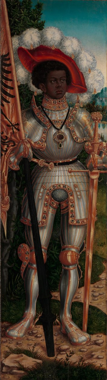 Saint Maurice, ca. 1520-25. od Lucas Cranach the Elder