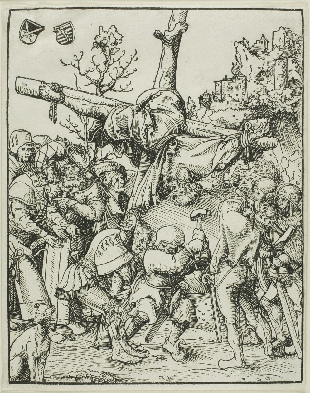 Svatý Petr, z knihy Umučení apoštolů od Lucas Cranach the Elder