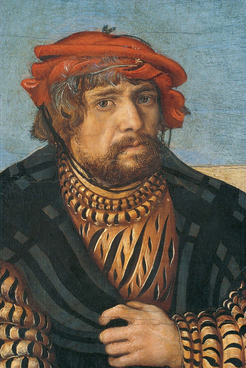 Autoportrét ve Svaté rodině, c. 1510 od Lucas Cranach the Elder
