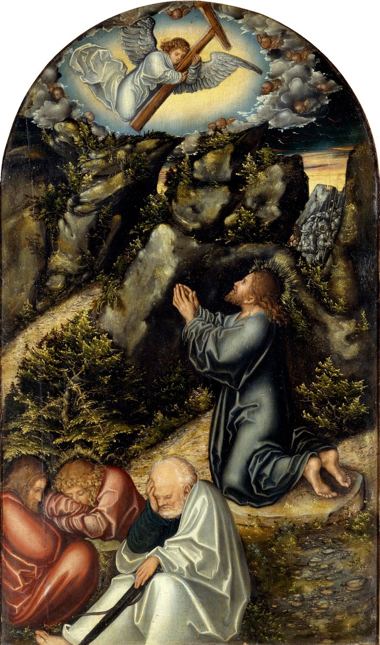 Agónie v zahradě, c. 1520 od Lucas Cranach the Elder