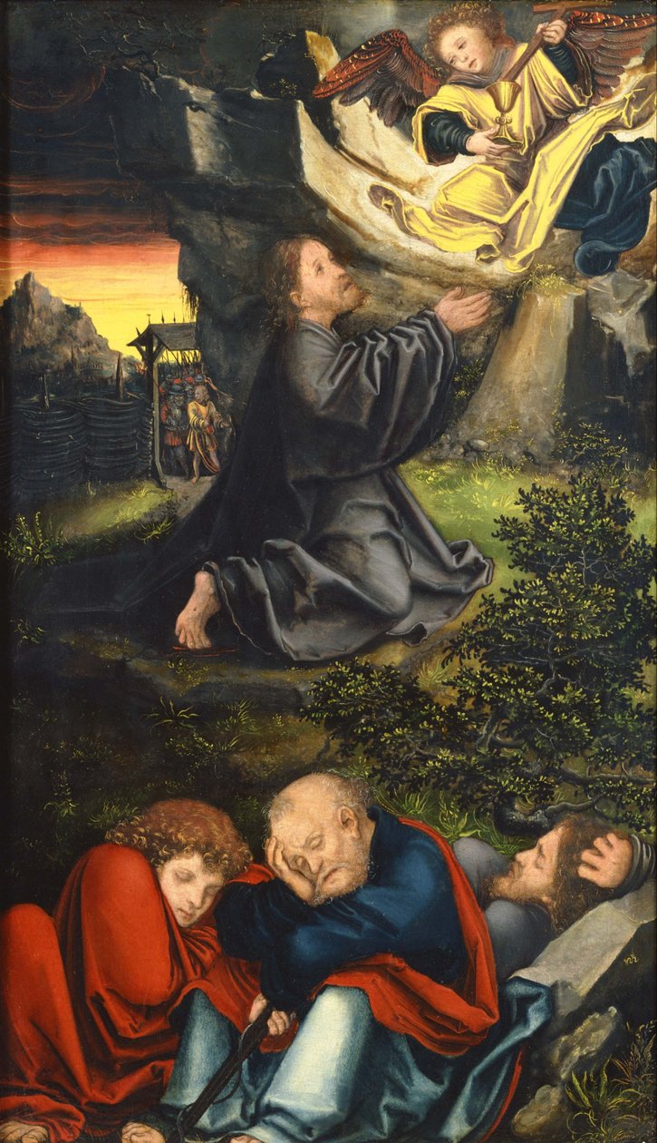 Agónie v zahradě, asi 1518 od Lucas Cranach the Elder