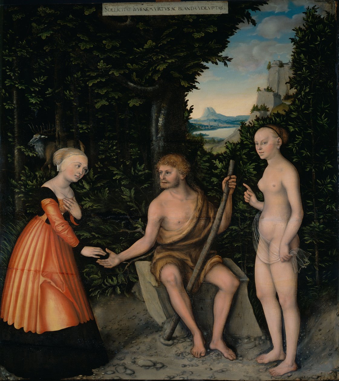 Volba Herakla z Herkulových prací od Lucas Cranach the Elder