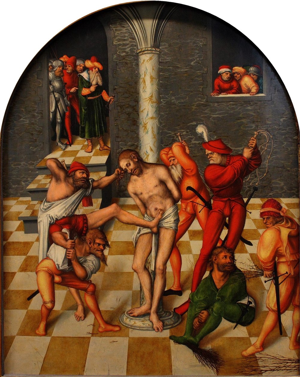 Bičování Krista, 1538 od Lucas Cranach the Elder