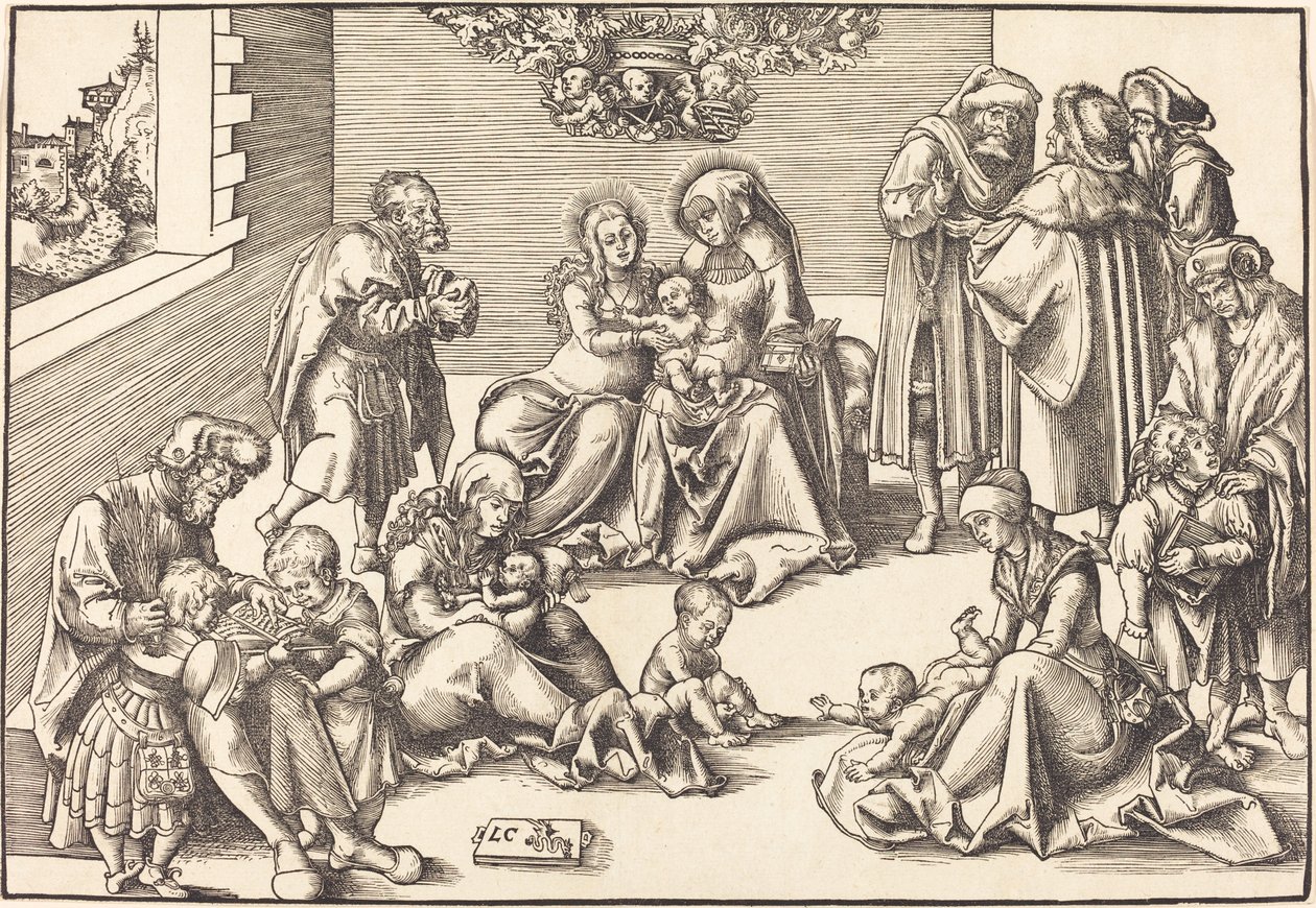 Svaté příbuzenství od Lucas Cranach the Elder
