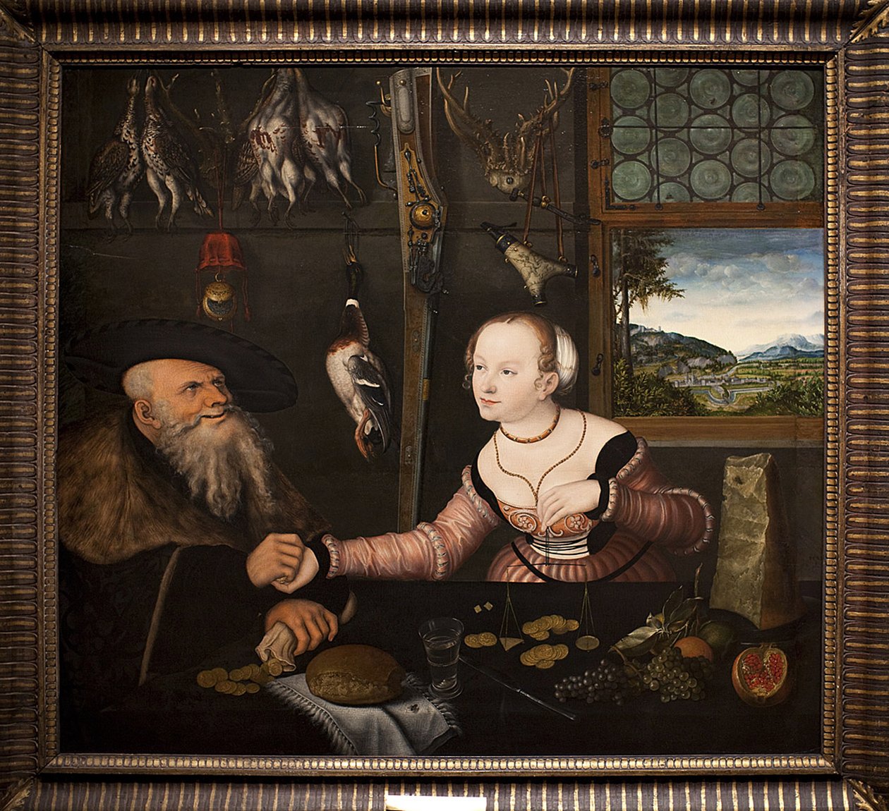 The Ill matched Couple od Lucas Cranach the Elder