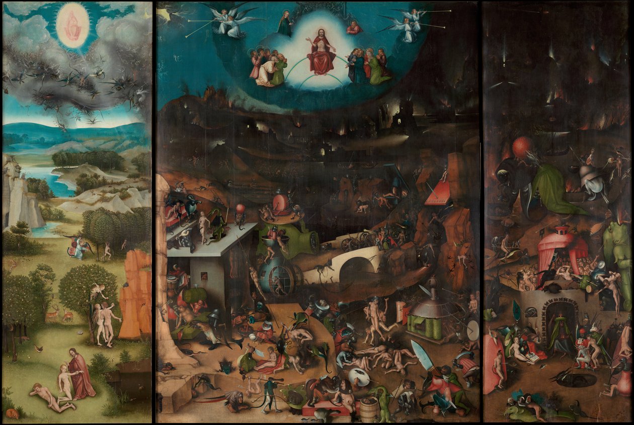 Poslední soud, asi 1524 od Lucas Cranach the Elder
