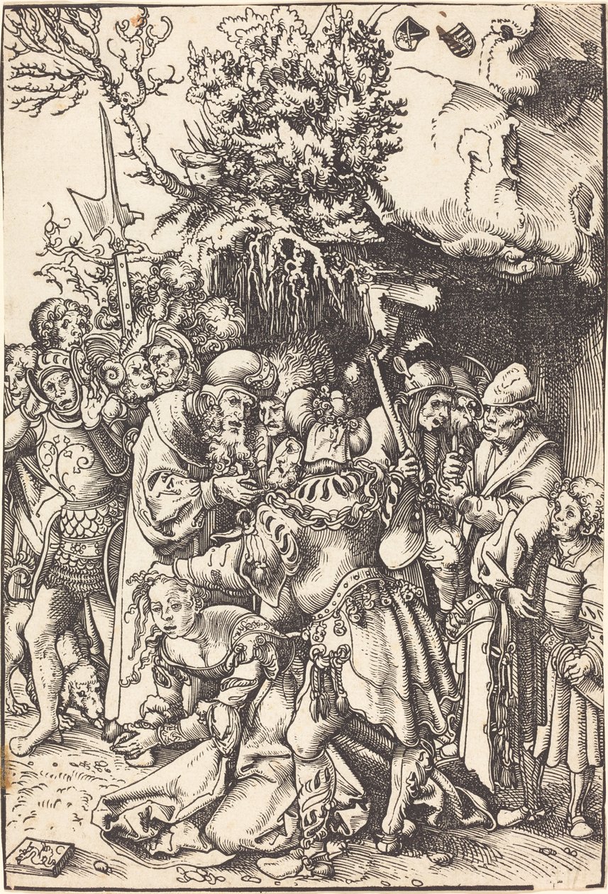 Umučení svaté Barbory od Lucas Cranach the Elder