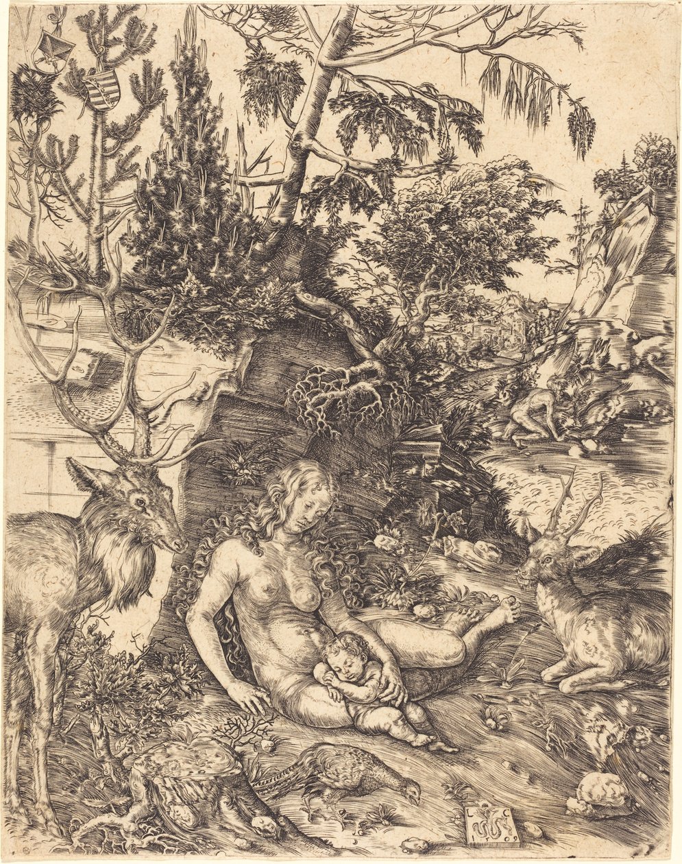 Pokání svatého Jana Zlatoústého od Lucas Cranach the Elder
