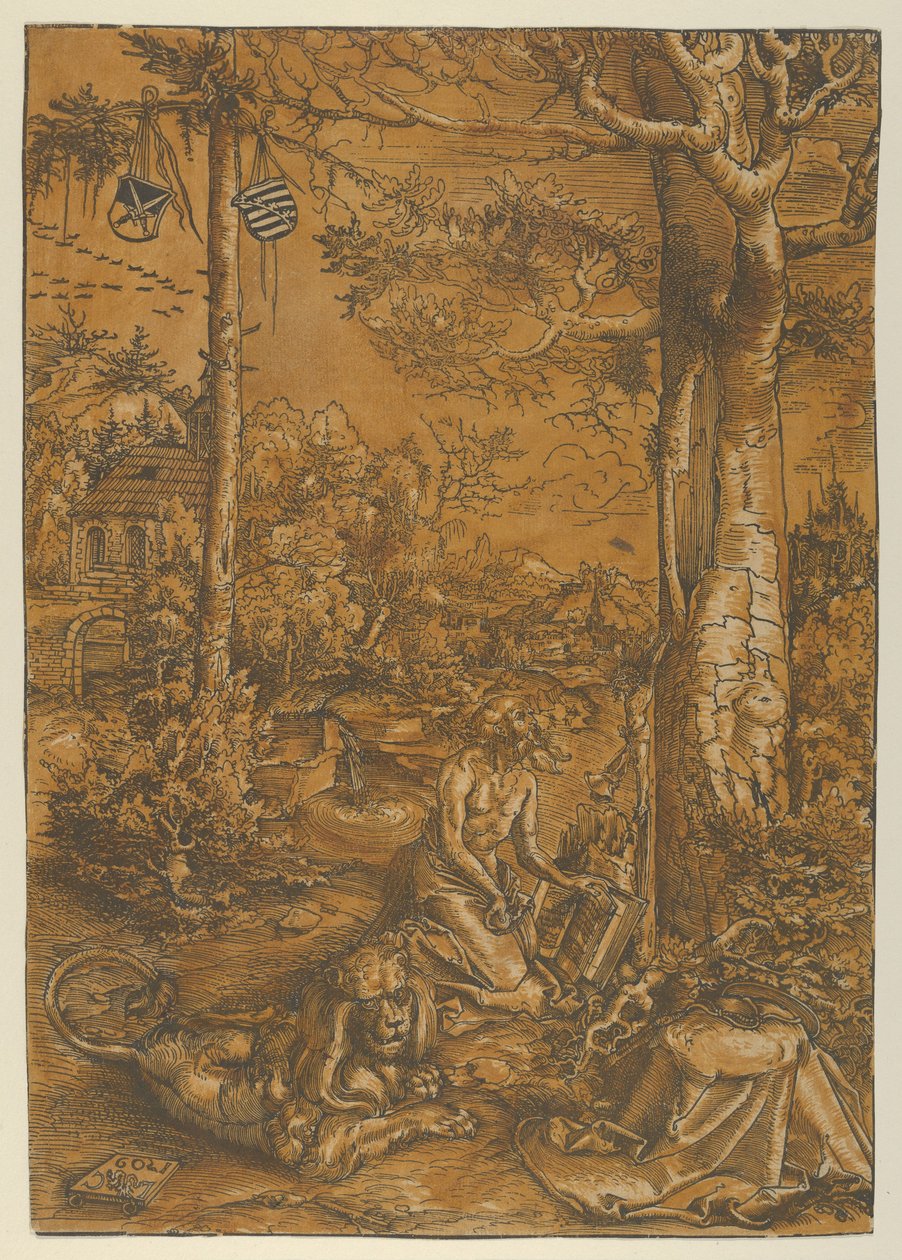 Pokání svatého Jeronýma, 1509. od Lucas Cranach the Elder