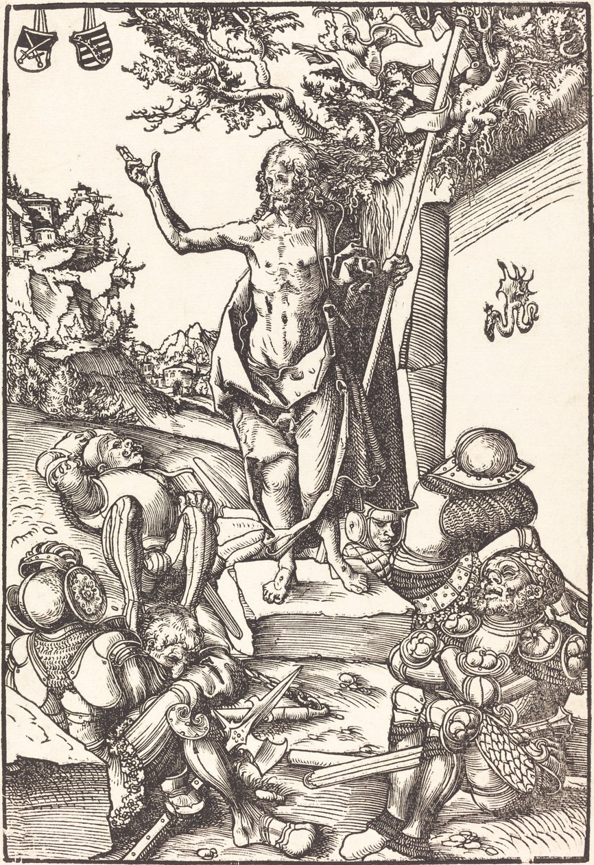 Vzkříšení od Lucas Cranach the Elder
