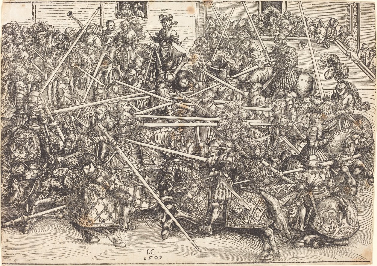 Třetí turnaj od Lucas Cranach the Elder