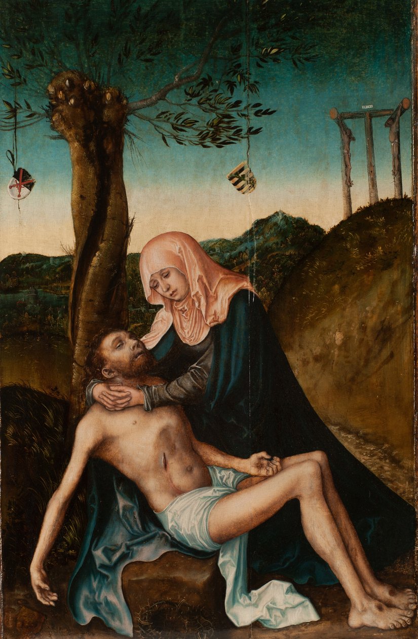 Slovensky: Pieta Pieta pod křížem od Lucas Cranach the Elder and workshop