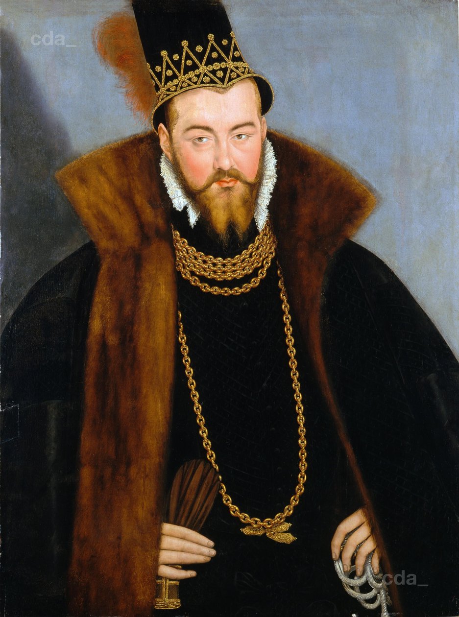 Portrét braniborského markraběte Georga Friedricha z Ansbachu-Bayreuthu od Lucas Cranach the Younger