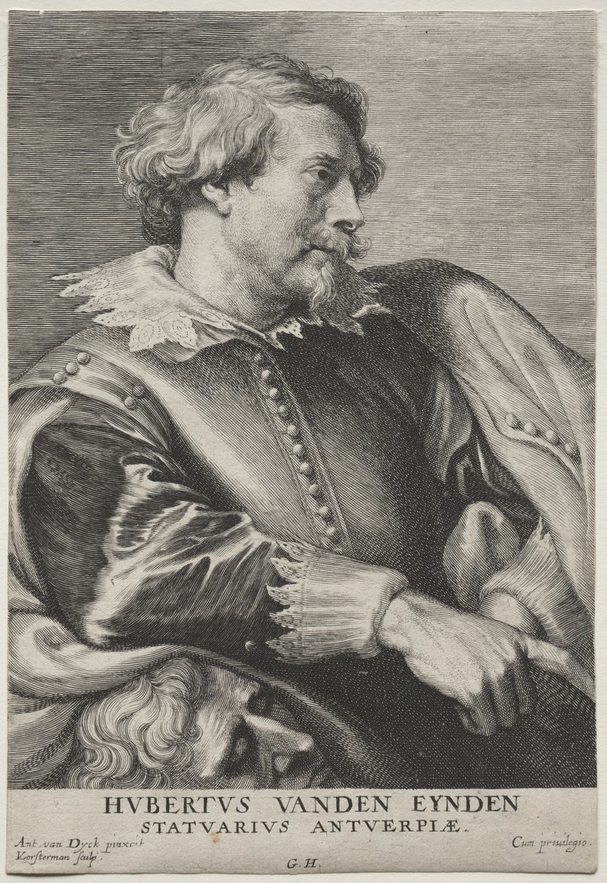 Portrét Huberta van den Eydena od Lucas Emil Vorsterman