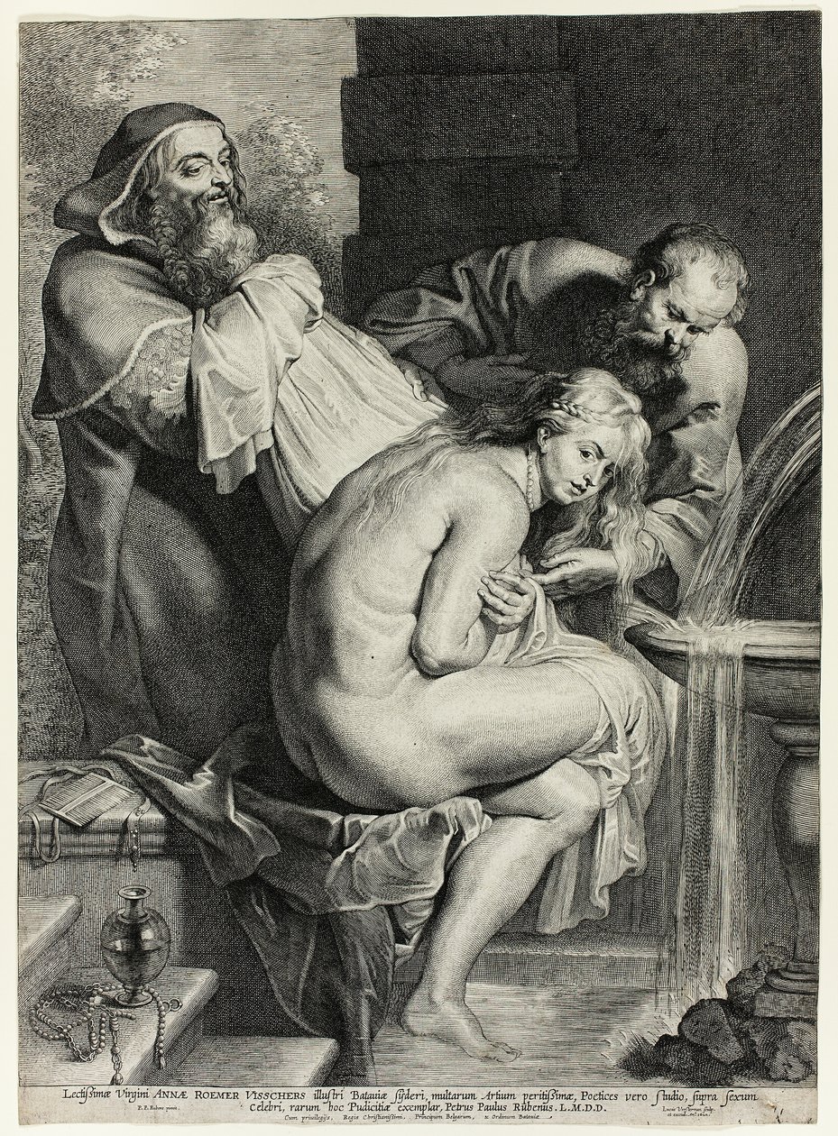 Susanna a starší od Lucas Emil Vorsterman