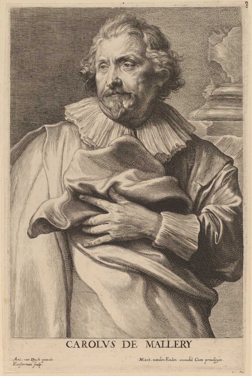 Karel de Mallery od Lucas Emil Vorsterman after Sir Anthony van Dyck