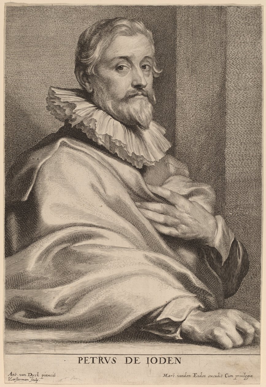 Pieter de Jode starší od Lucas Emil Vorsterman after Sir Anthony van Dyck