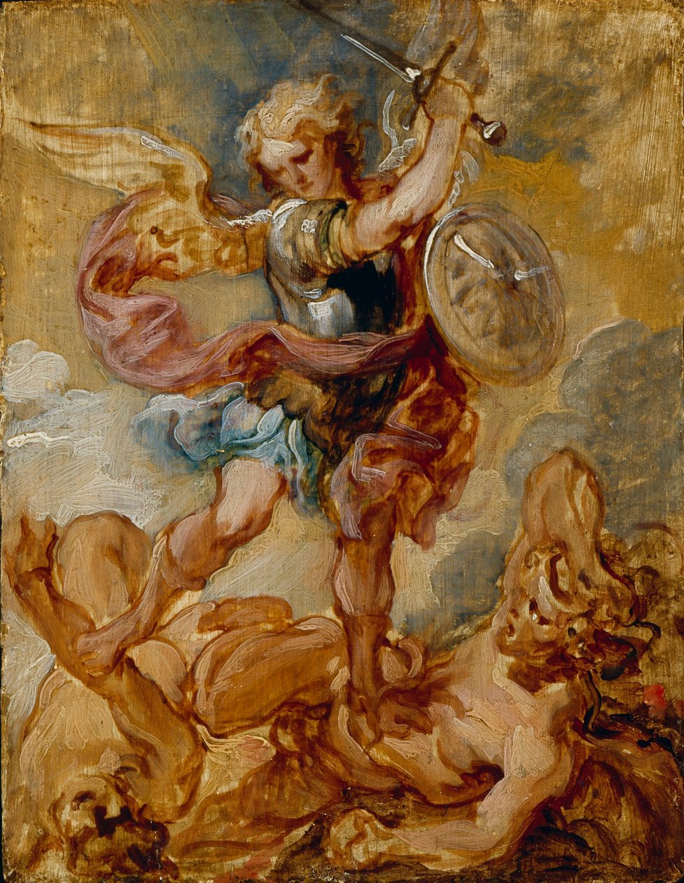 Svatý Michael od Lucas Franchoys the Younger
