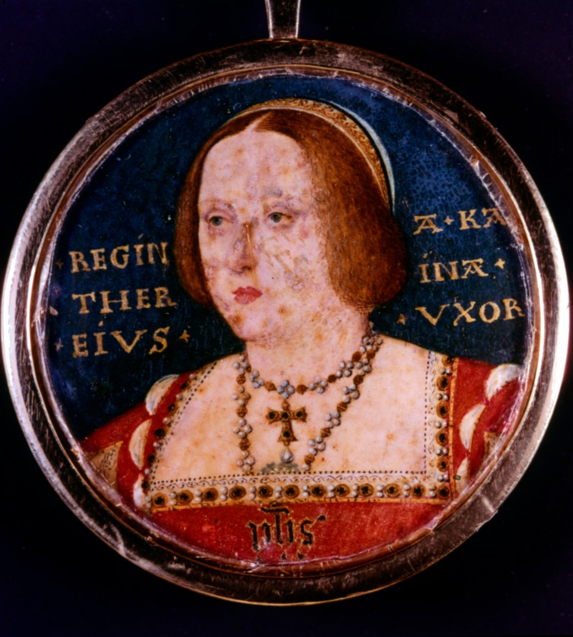 Kateřina Aragonská, první manželka Jindřicha VIII., c1510-1533 od Lucas Horenbout