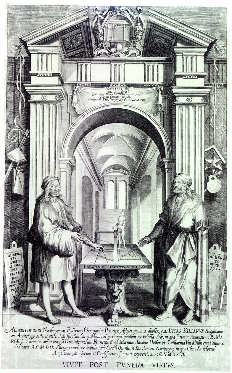 Pocta Durerovi, kolem roku 1628 od Lucas Kilian