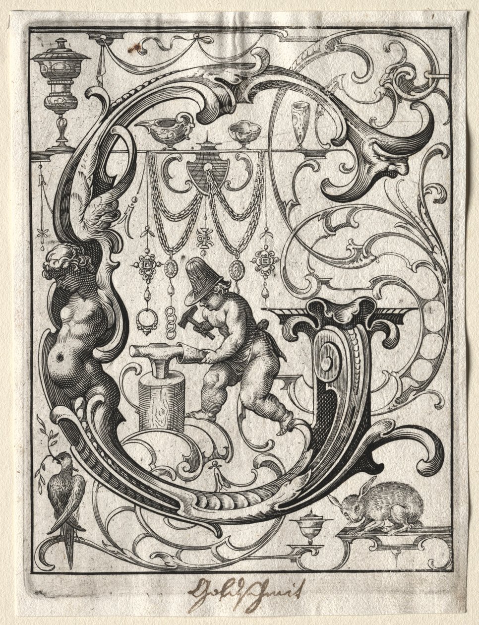 Nová brožurka ABC: G, 1627. od Lucas Kilian
