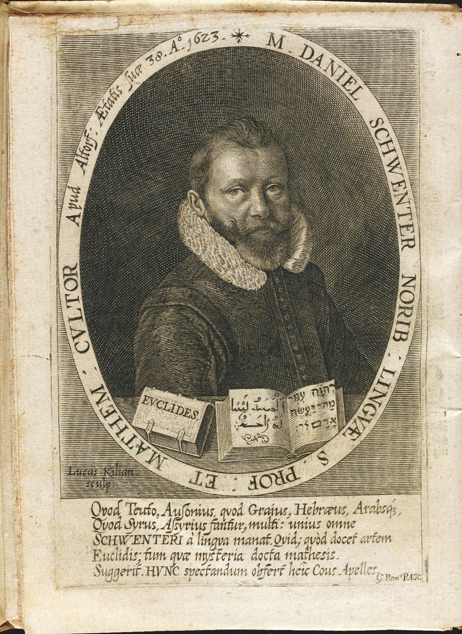 Portrét Daniela Schwentera 1585-1636 od Lucas Kilian